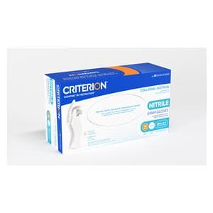 Criterion Colloidal Oatmeal Nitrile Exam Gloves X-Large White Non-Sterile 200/Bx
