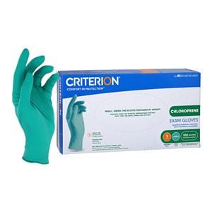 Criterion Chloroprene Exam Gloves Small Green Non-Sterile 100/Bx