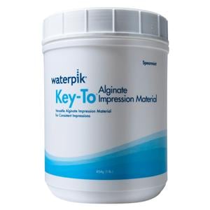 Waterpik Key-To® Alginate 1 Lb Refill Package Regular Set Regular Body 1Lb/Ea, 10 EA/CA