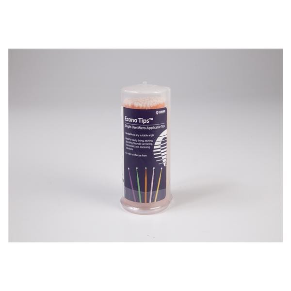 Econo-Tips Bendable Micro Applicator Regular Orange 100/Pk