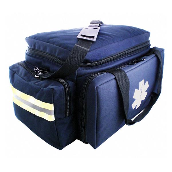 Trauma Bag 20x12x10.5" Navy Zipper Closure 2 Handles/Shoulder Strap