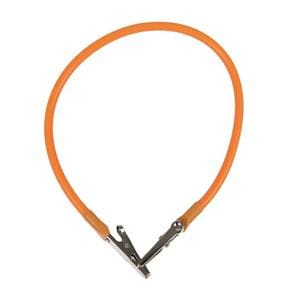 Super Bib Clip Orange Silicone Reusable Ea