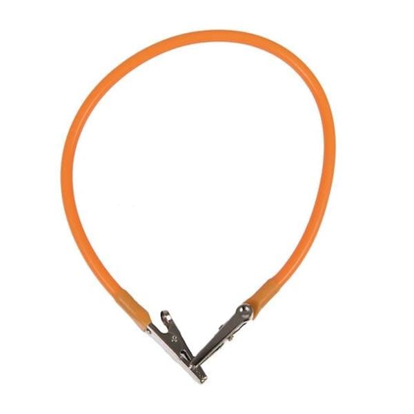 Super Bib Clip Orange Silicone Reusable Ea