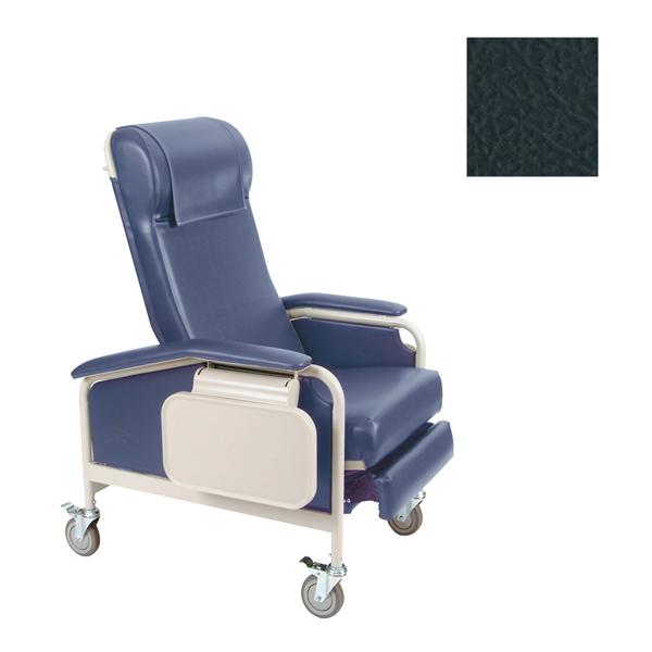 CareCliner Clinical Recliner Vinyl 275lb Capacity Black Ea