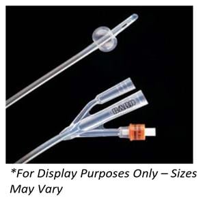Lubri-Sil 2-Way Foley Catheter Coude Tip 100% Silicone/Hydrogel Coating 14Fr 5cc