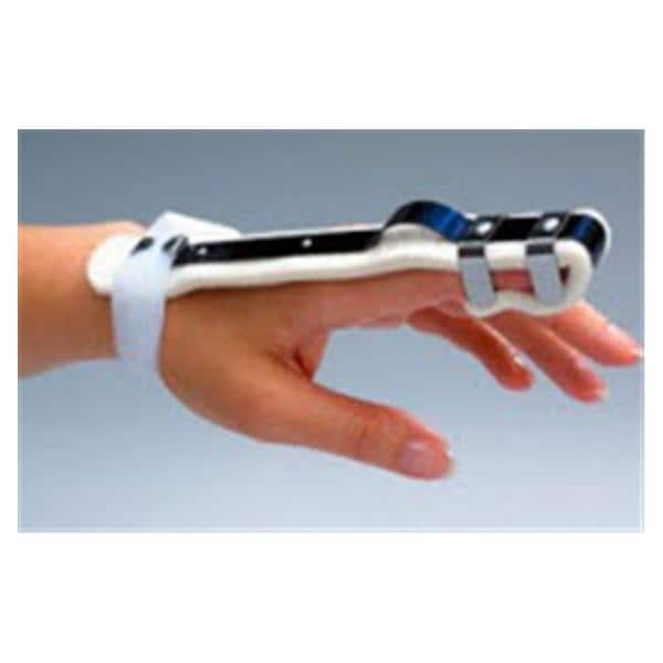 Bunnell Clockspring Splint Finger Size Medium Stainless Steel/Felt