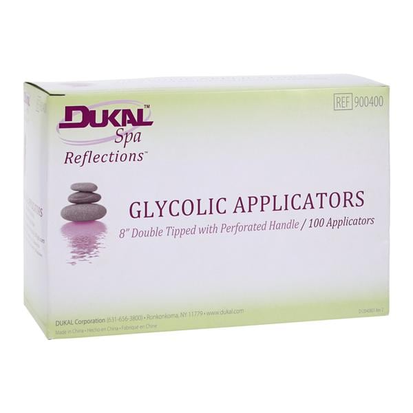Reflections Glycolic Applicator 8 in Perforated Shaft Non Sterile 100/Bx
