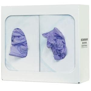 Metal Glove Box Holder Double Ea