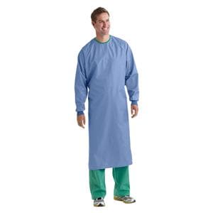 Blockade AngelStat Surgical Gown 99% Plstr/1% Crbn X Large Ceil Blue 12/Ca