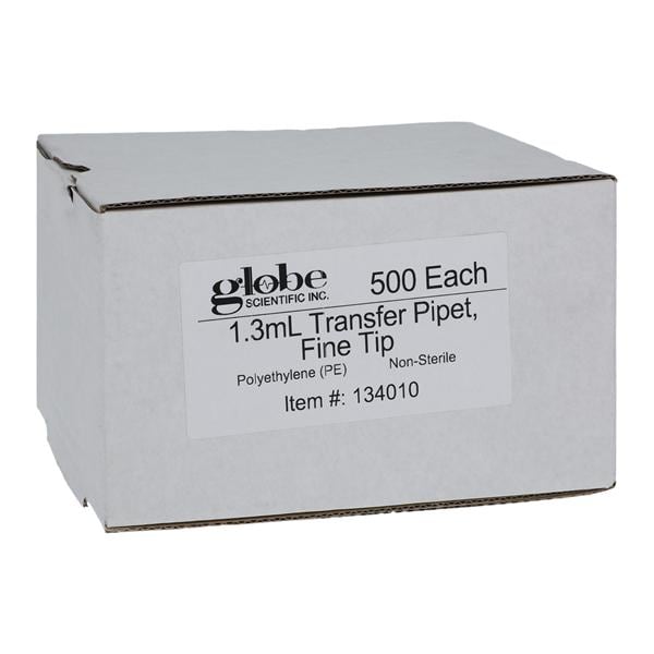 Transfer Pipet 1.3mL Non-Sterile 500/Bx