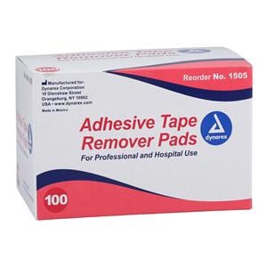 Adhesive Remover Pad 100/Bx, 10 BX/CA