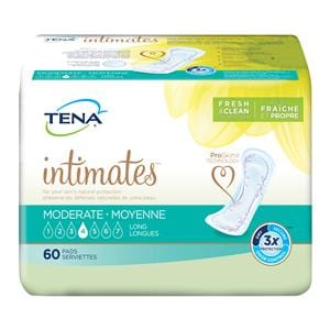 TENA Sensitive Care Incontinence Pad Unisex 12" Moderate White 3x60/Ca