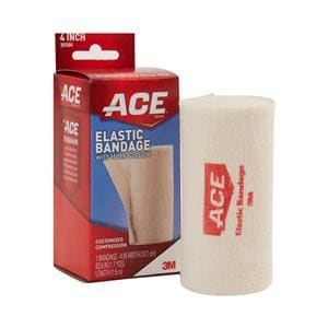 ACE Stretch Bandage Elastic 4"x5.3' Beige Non-Sterile 72/Ca