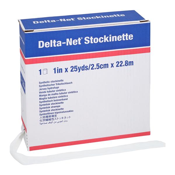 Delta-Net Stockinette White 1"x25yd