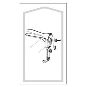 Econo Graves Vaginal Speculum 4-1/2x1-3/8" Large 25/Bx