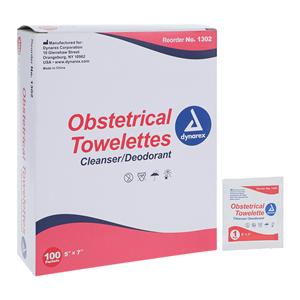 Obstetrical Towelette Scented 5x7" 100/Bx