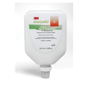 Avagard D Liquid Antiseptic 33.8 oz Wall Mount Bottle Fragrance Free 5/Ca