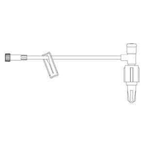 Lifeshield IV Extension Set 5" M/F Adptr Clr Grav 120/Ca