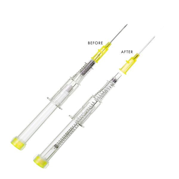 VanishPoint IV Catheter Safety 24 Gauge 3/4" Yellow 4x50/Ca