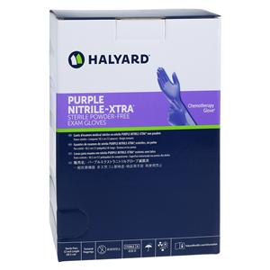 KC5 Purple Nitrile X-Tra Nitrile Exam Gloves Medium Purple Sterile 200/Ca