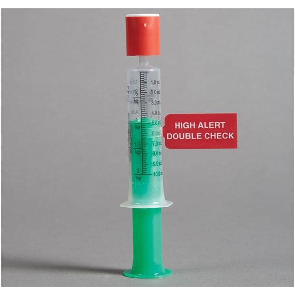 Flag Label High Alert Double Check Red English 3-7/8x3/4 2000/Bx