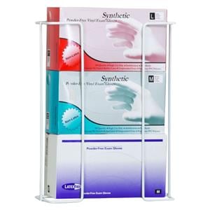 Steel Wire Glove Box Holder Triple Ea