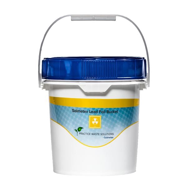 Waste Disposal Bucket 1.25gal Plastic/Lead Foil Ea