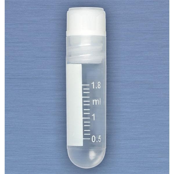 CryoClear Cryogenic Vial Polypropylene 2mL Attached Screw Cap 500/Ca