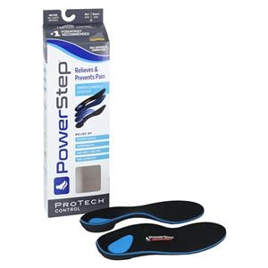 Powerstep ProTech Control Insole Blue/Gray Full Length Men 4-4.5 / Women 6-6.5