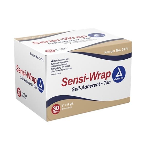 Sensi-Wrap Bandage Elastic 1"x5yd Tan Non-Sterile 30/Ca