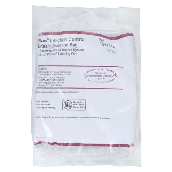 Urinary Drainage Bag 2000mL Disposable Anti-Reflux Chamber