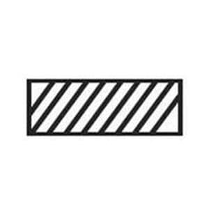 ColorTrack Instrument ID Tape White/Black Diagonal Stripe 8-1/2x11" Dsp Ea