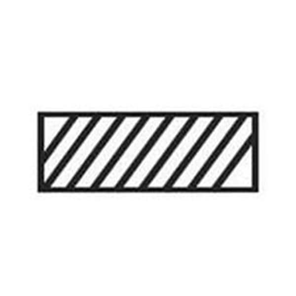ColorTrack Instrument ID Tape White/Black Diagonal Stripe 8-1/2x11" Dsp Ea