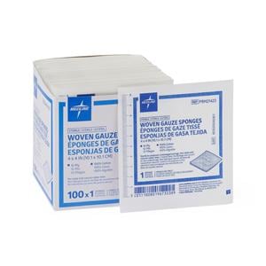 Cotton Gauze Sponge 4x4" 12 Ply Woven Not Made With Natural Rubber Latex