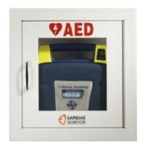 Powerheart Semi-Recessed Cabinet New For Defibrillator Metal Ea
