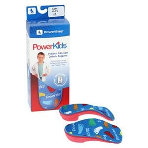 Powerstep Powerkids Insole Royal Blue/Pediatric Print Toddler 8.5-9.5