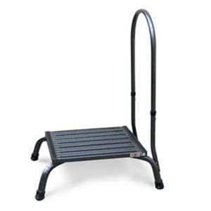 XL Safe-Step Step Stool Silver Tone Finish 4 Leg Ea