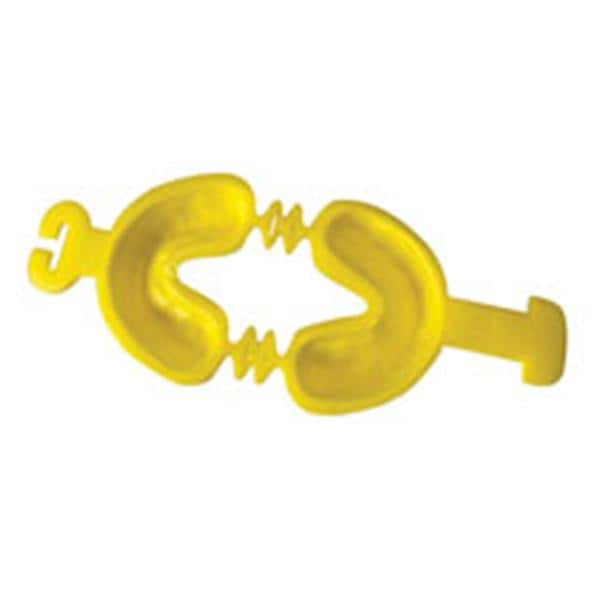 DentiCare Dual Arch Fluoride Trays Foam Small With Hinge Yellow 50/Bg