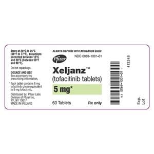 Xeljanz Tablets 5mg Bottle 60/Bottle