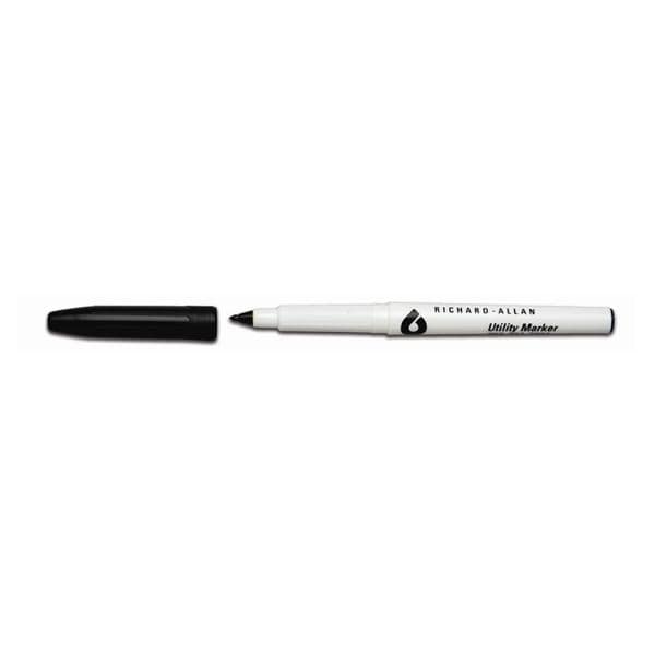 Richard-Allan Utility Skin Marker Tapered Tip Black Non-Sterile