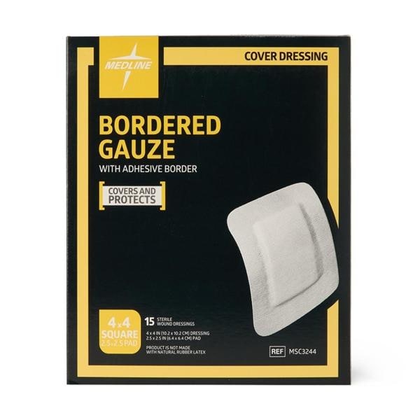 Cotton Island Dressing 4x4" Sterile Adhesive Not Made With Natural Rubber Latex