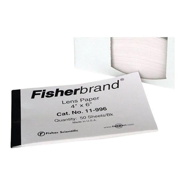 Fisherbrand Microscope Lens Paper 4x6" 50 Sheets 600/Pk