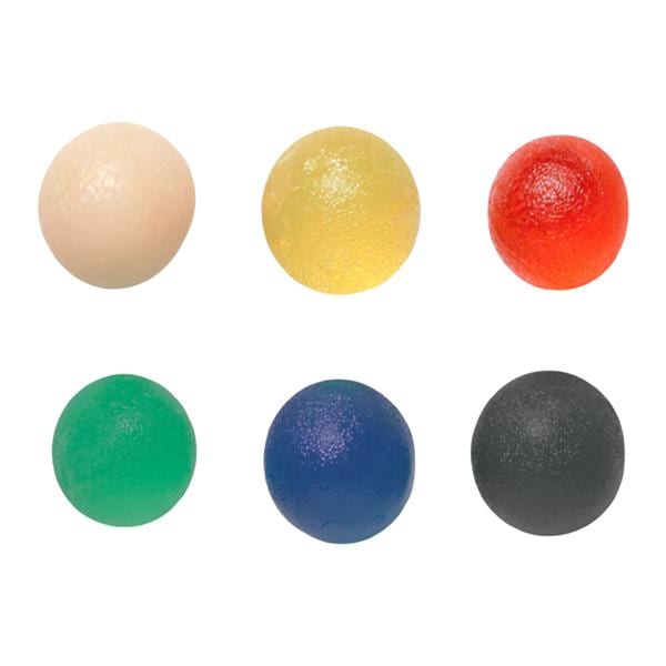 CanDo Exercise Ball Gel Tan/Yellow/Red/Green/Blue/Black Assorted