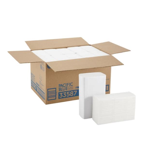 Pacific Blue Ultra Hand Towel Z-Fold Disposable Fbr 10.2 in x 10.8 in Wt 2200/Ca