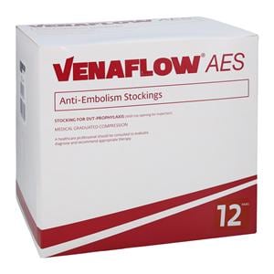 VenaFlow Anti-Embolism Stocking Calf High Large Unisex 18" White