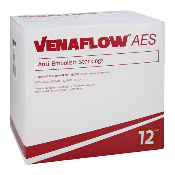 VenaFlow Anti-Embolism Stocking Calf High Large Unisex 18" White