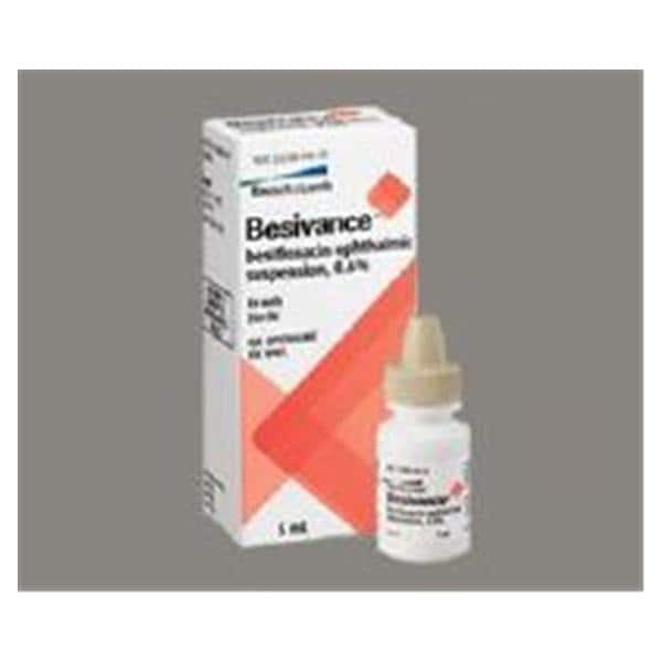 Besivance Ophthalmic Suspension 0.6% Bottle 5mL Each