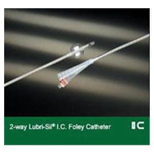 Catheter Foley Lubri-Sil 24Fr 5cc Standard Round Tip Hydrogel Coated 2-Way 12/Ca