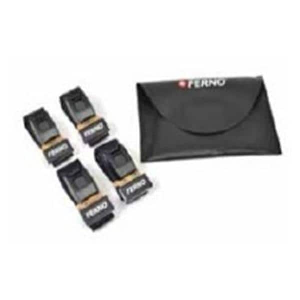 Speed Clip Restraint Strap Metal Buckle 4/Pk