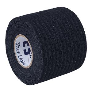 Sher-Light Stretch Tape Elastic 2"x7.5yd Black 24/Ca
